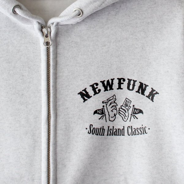 画像3: 【NEWFUNK】STILL ZIP HOODIE (Light Gray) (3)