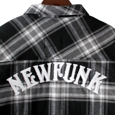 画像2: 【NEWFUNK】S.W PLAID JACKET (Black)