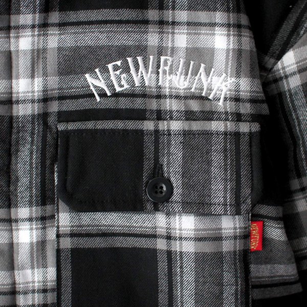 画像5: 【NEWFUNK】S.W PLAID JACKET (Black) (5)