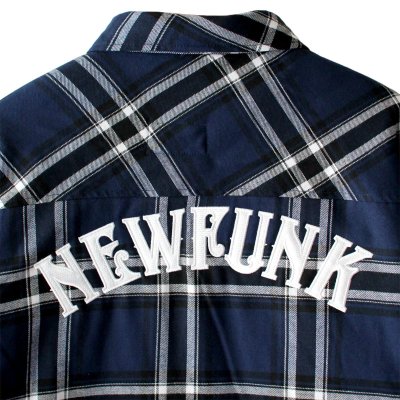画像2: 【NEWFUNK】S.W PLAID JACKET (Navy)