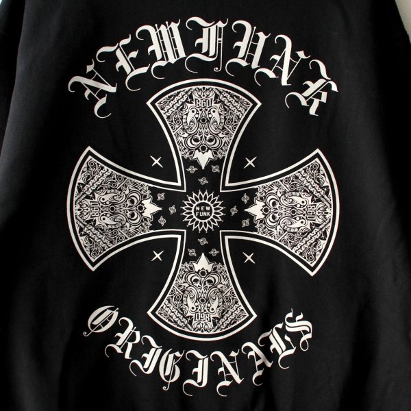 画像4: 【NEWFUNK】INDE ZIP HOODIE (Black) (4)