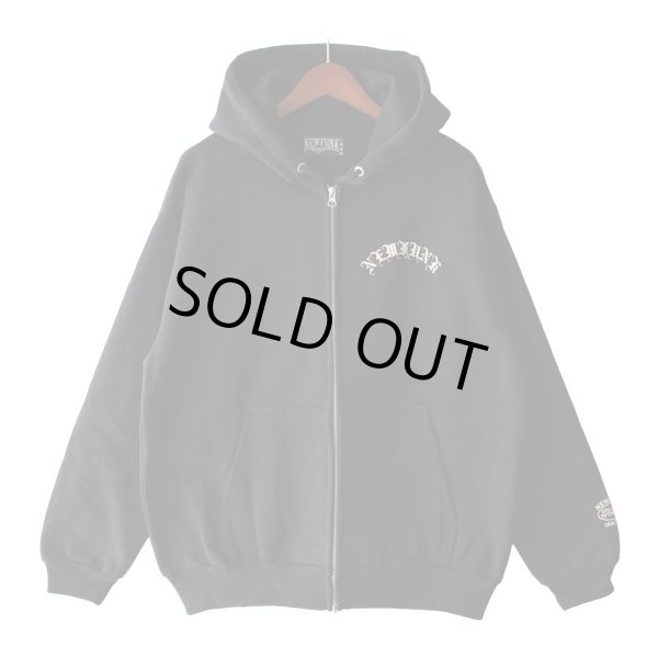 画像2: 【NEWFUNK】INDE ZIP HOODIE (Black) (2)