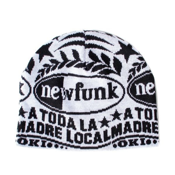 画像1: 【NEWFUNK】MAXAIR Weaving Beanie (White) (1)