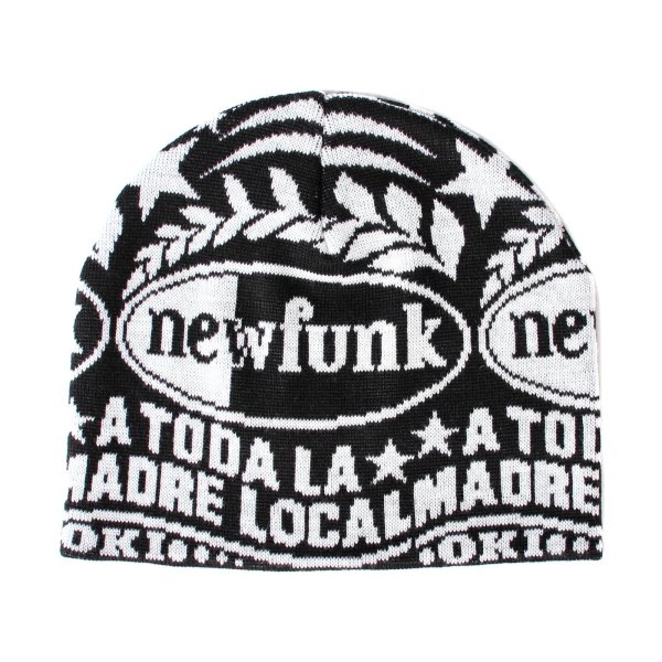 画像1: 【NEWFUNK】MAXAIR Weaving Beanie (Black) (1)