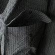 画像7: 【NEWFUNK】BLOCK CHECK NYLON JACKET (Charcoal) (7)