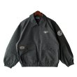 画像1: 【NEWFUNK】BLOCK CHECK NYLON JACKET (Charcoal) (1)