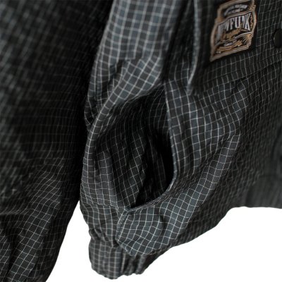 画像2: 【NEWFUNK】BLOCK CHECK TRACK JACKET (Charcoal)