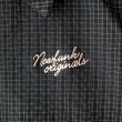 画像4: 【NEWFUNK】BLOCK CHECK NYLON JACKET (Charcoal) (4)