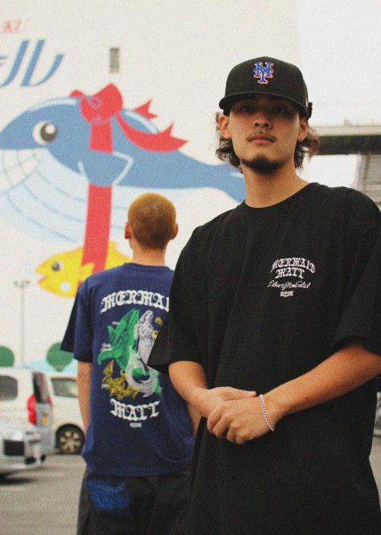 画像6: 【NEWFUNK】LNS MERMAID MALL TEE (Black) (6)