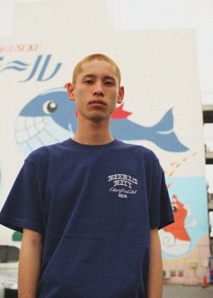 画像6: 【NEWFUNK】LNS MERMAID MALL TEE (Indigo) (6)