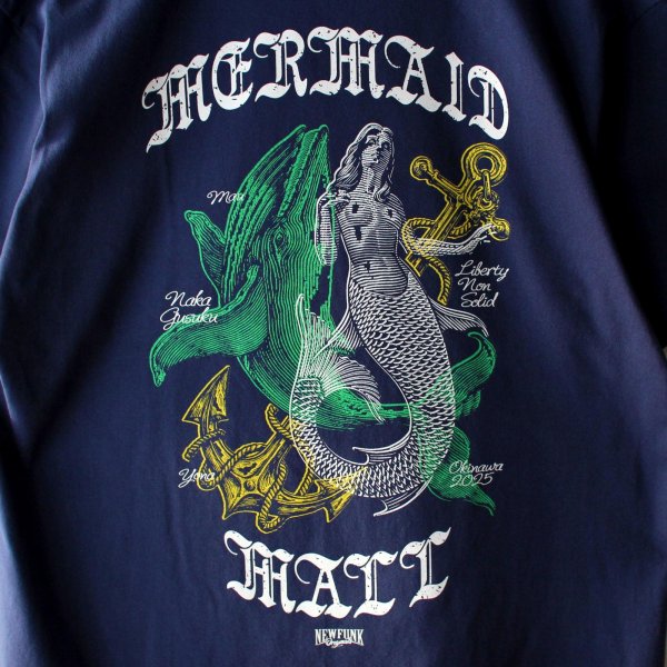画像4: 【NEWFUNK】LNS MERMAID MALL TEE (Indigo) (4)