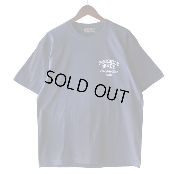 画像2: 【NEWFUNK】LNS MERMAID MALL TEE (Indigo) (2)