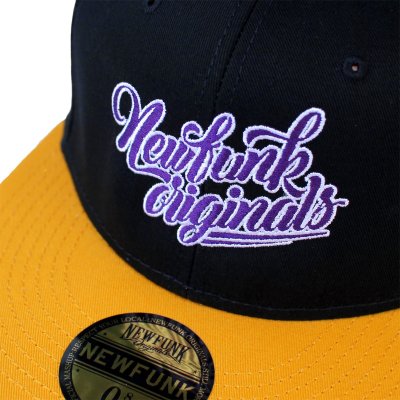 画像1: 【NEWFUNK】HORN SNAPBACK CAP (Yellow/Bk)