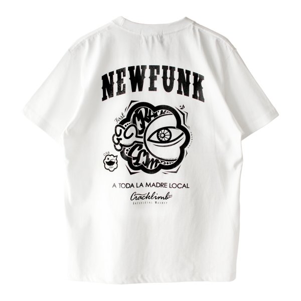 画像1: 【NEWFUNK】ONE HAND TEE (White) (1)