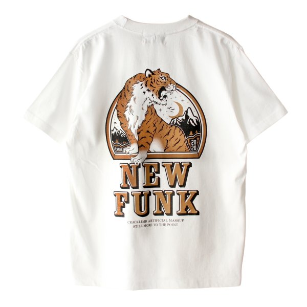 画像1: 【NEWFUNK】BARK TEE (White) (1)