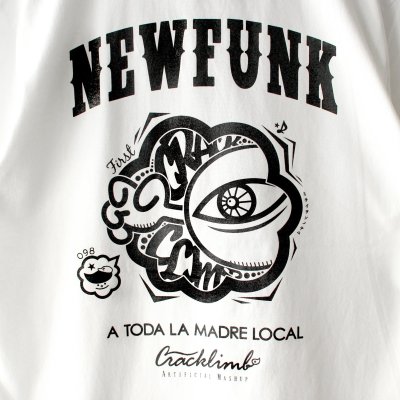 画像1: 【NEWFUNK】ONE HAND TEE (White)