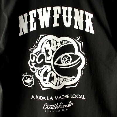 画像1: 【NEWFUNK】ONE HAND TEE (Black)