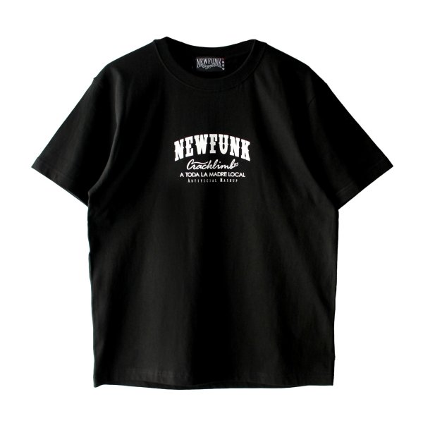 画像2: 【NEWFUNK】ONE HAND TEE (Black) (2)