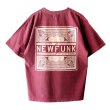 画像1: 【NEWFUNK】PAISLEY BANDANA TEE -ONECALLA- (Pigment Dye: Purple) (1)