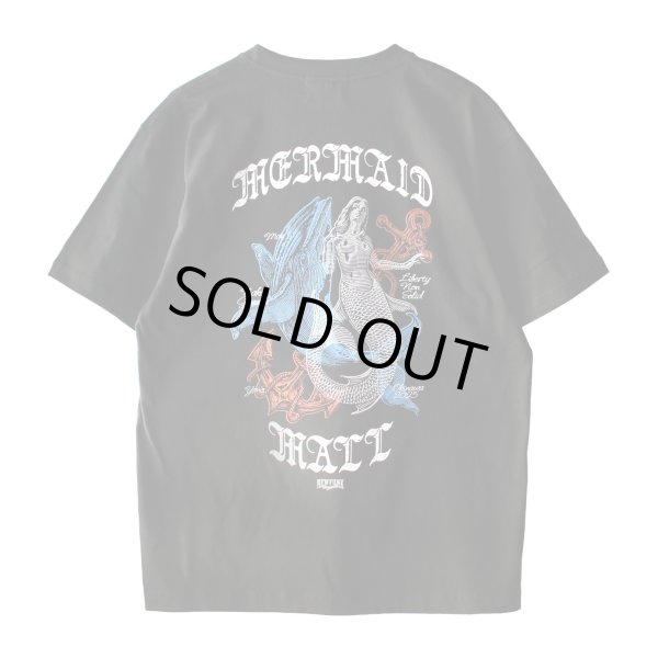 画像1: 【NEWFUNK】LNS MERMAID MALL TEE (Black) (1)