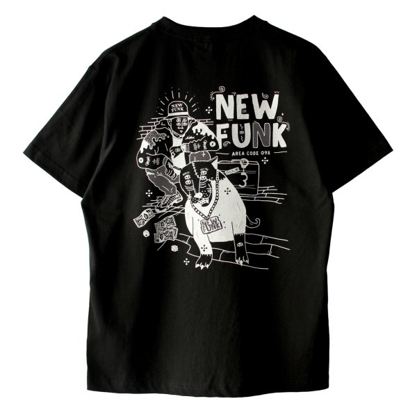 画像1: 【NEWFUNK】SIBA "COOL J" TEE (Black) (1)