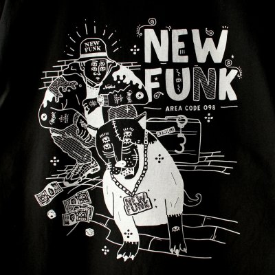 画像2: 【NEWFUNK】SIBA "COOL J" TEE (Black)