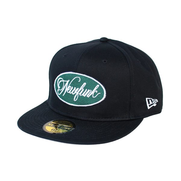 画像1: 【NEWFUNK】CIRCLE SNAPBACK CAP (Black) (1)