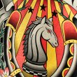 画像7: 【NEWFUNK】HORSE SHOE ZIP HOODIE / STORE 16th.Anniversary Design (Black) (7)