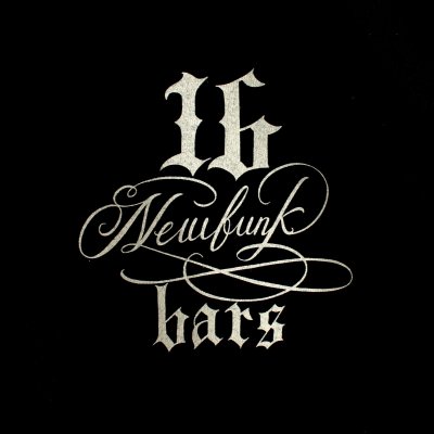 画像1: 【NEWFUNK】HORSE SHOE TEE / STORE 16th.Anniversary Design (Black)