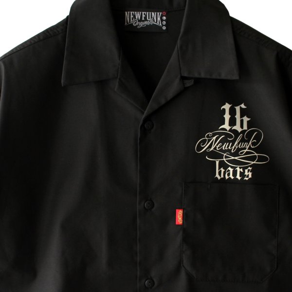 画像3: 【NEWFUNK】HORSE SHOE SHIRT / STORE 16th.Anniversary Design (Black) (3)