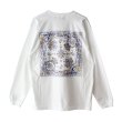 画像1: 【NEWFUNK】JAN BANDANA Long Sleeve Shirt (White) (1)