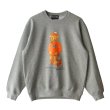 画像1: 【NEWFUNK】HEADS BEAR CREW NECK SWEAT (Gray) (1)