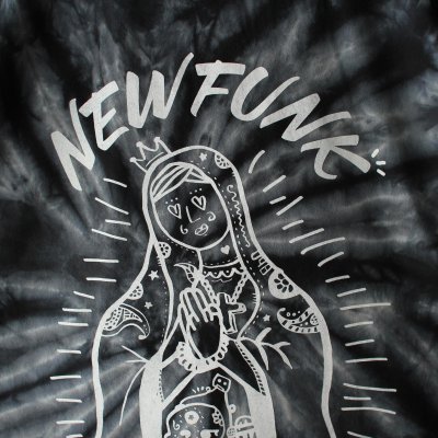画像3: 【NEWFUNK】SIBA "MARIA" TIE DYE TEE (Black)