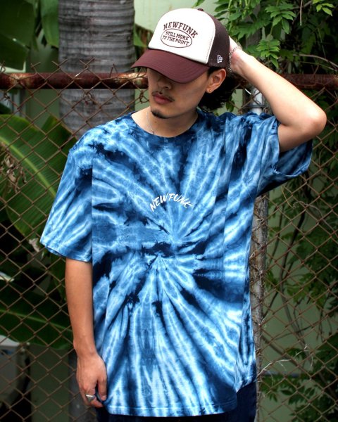 画像9: 【NEWFUNK】SIBA "MARIA" TIE DYE TEE (Navy) (9)