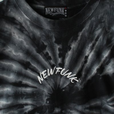 画像1: 【NEWFUNK】SIBA "MARIA" TIE DYE TEE (Black)
