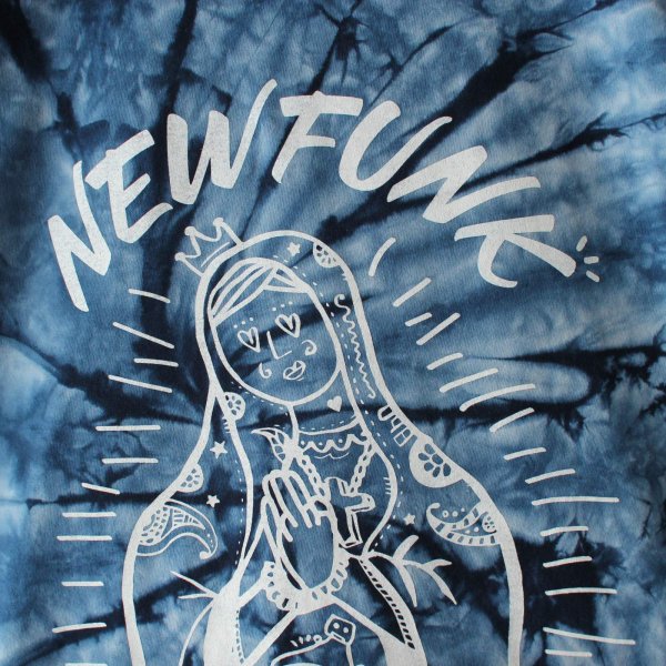 画像5: 【NEWFUNK】SIBA "MARIA" TIE DYE TEE (Navy) (5)