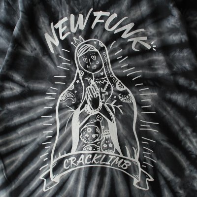 画像2: 【NEWFUNK】SIBA "MARIA" TIE DYE TEE (Black)
