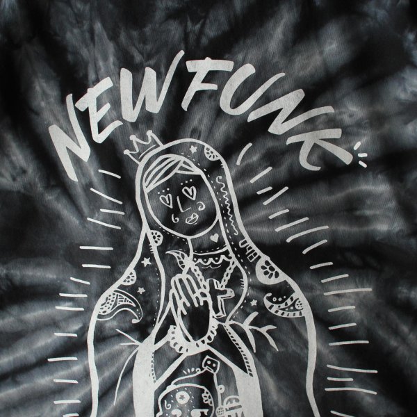 画像5: 【NEWFUNK】SIBA "MARIA" TIE DYE TEE (Black) (5)