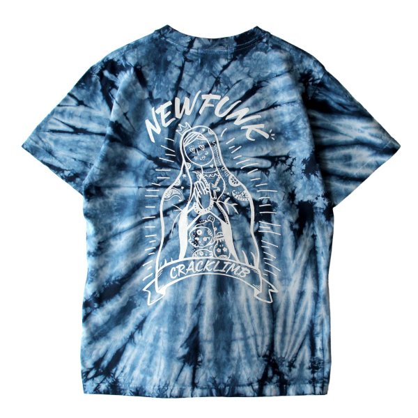 画像2: 【NEWFUNK】SIBA "MARIA" TIE DYE TEE (Navy) (2)