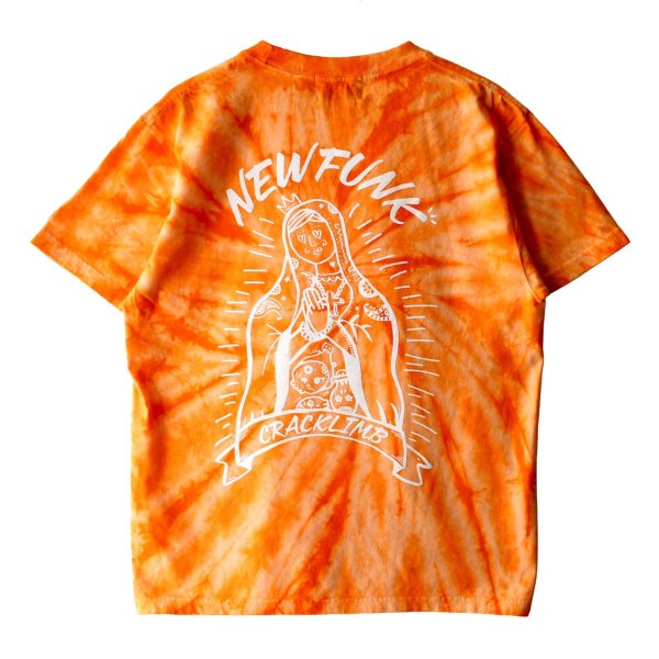 画像2: 【NEWFUNK】SIBA "MARIA" TIE DYE TEE (Orange) (2)