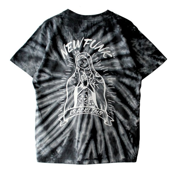 画像2: 【NEWFUNK】SIBA "MARIA" TIE DYE TEE (Black) (2)