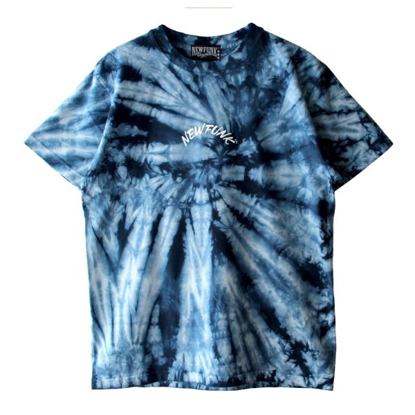 画像1: 【NEWFUNK】SIBA "MARIA" TIE DYE TEE (Navy) (1)