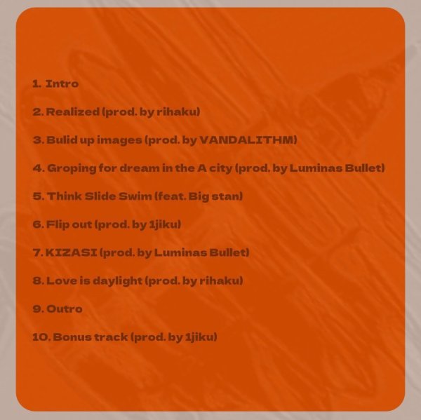 画像2: Dew 『Think Slide Swim』 (CD-R) (2)