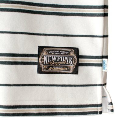 画像2: 【NEWFUNK】Stay Nice Border Tee (White)