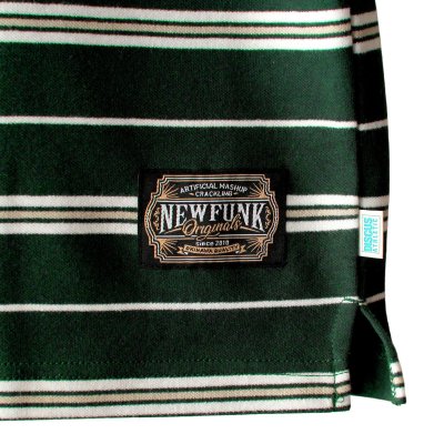 画像2: 【NEWFUNK】Stay Nice Border Tee (Green)