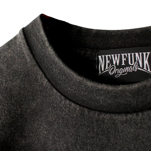 画像5: 【NEWFUNK】MIRROR VINTAGE TEE (Black) (5)