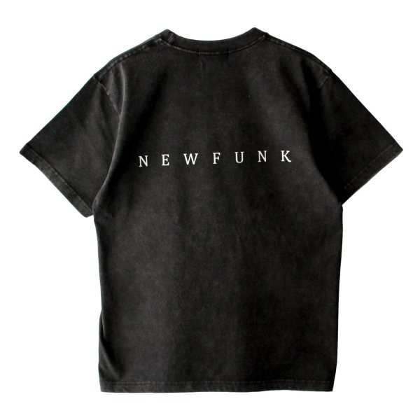 画像2: 【NEWFUNK】MIRROR VINTAGE TEE (Black) (2)