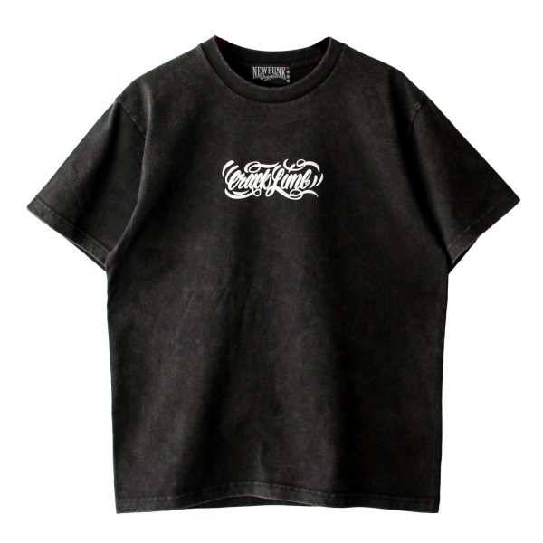 画像1: 【NEWFUNK】MIRROR VINTAGE TEE (Black) (1)