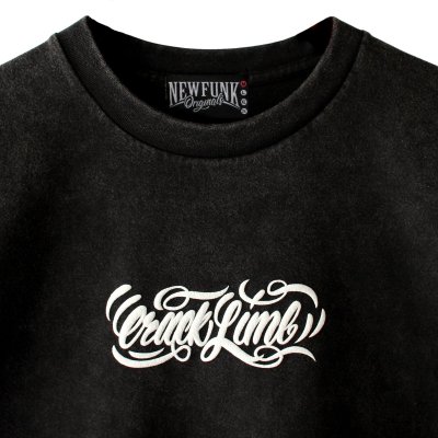 画像1: 【NEWFUNK】MIRROR VINTAGE TEE (Black)