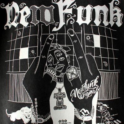 画像2: 【NEWFUNK】SIBA "Shakur" TEE (Pigment Dye: Black)